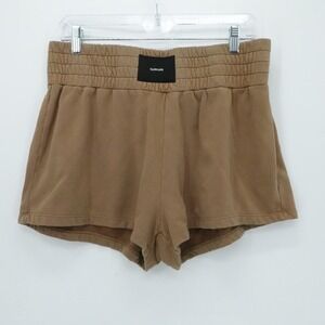 Talentless Shorts Womens XL Tan Boxing Lounge Sweat Casual Relaxed Fit Lounge